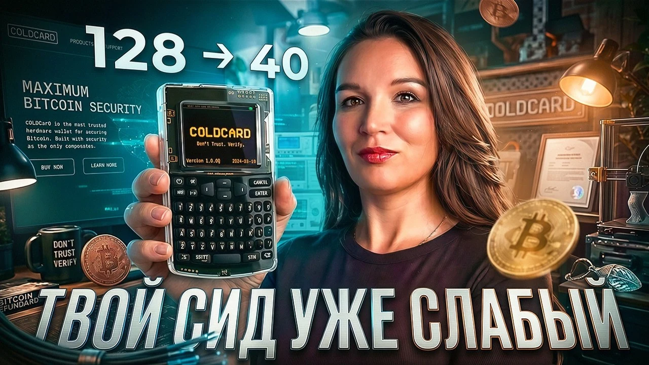 🔐 Уязвимость сид-фразы Coldcard (2026) — проверь кошелёк по трём вопросам